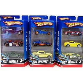 Hot wheels Подарочный набор 3 машинки