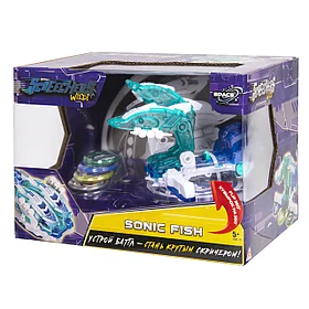 Дикие Скричеры 39126 Маш-трансформер Соник Фиш S3. ТМ Screechers Wild