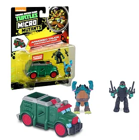 Микро-набор - Бронированный грузовик Черепашек-ниндзя с фигурками Рафа и Слеша