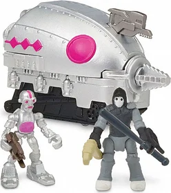 Микро-набор - Обсерватория Крэнга из Черепашек-ниндзя с фигурками Крэнга и Кейси Джонса