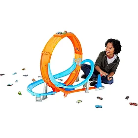 НАБОР HOT WHEELS ЭКШН ГИГАНТСКАЯ ПЕТЛЯ GTV14