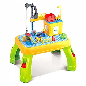 PITUSO  Стол для игры с конструктором, в компл. с конструктором (42эл.) (53*40.5*28)