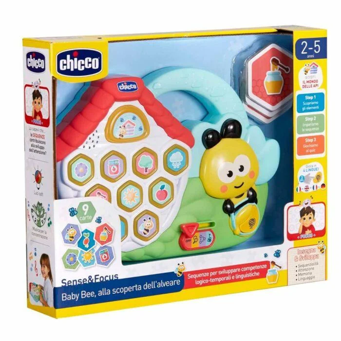 Chicco Игрушка Говорящая Пчелка на 4 языках 2г+