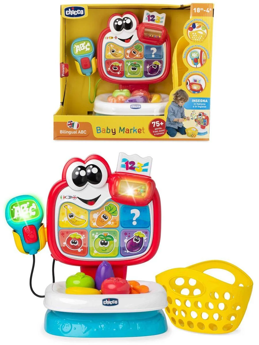 Chicco Игрушка Говорящая Магазин Baby Market ABC 18м+