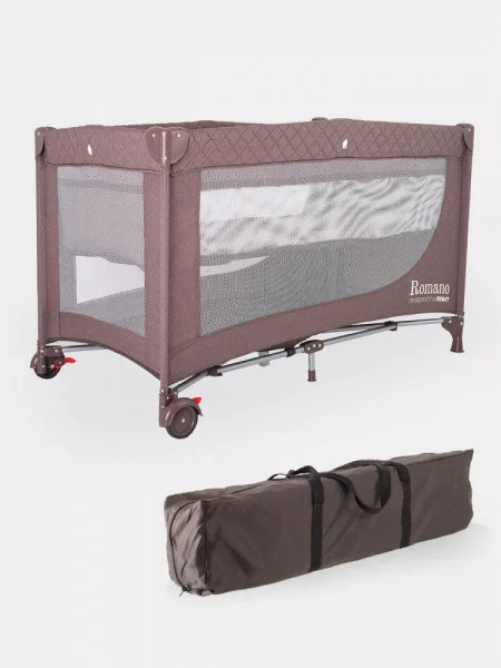 Манеж детский Rant Romano, коричневый