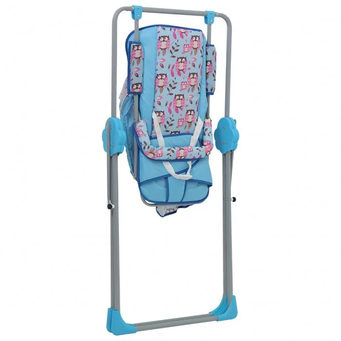 Качели Фея Малыш с тентом, голубой