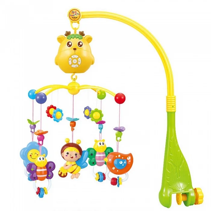 PITUSO Музыкальный мобиль Лужайка (батар.2*АА), свет,звук, цвета в асс (.в кор.12 шт.)