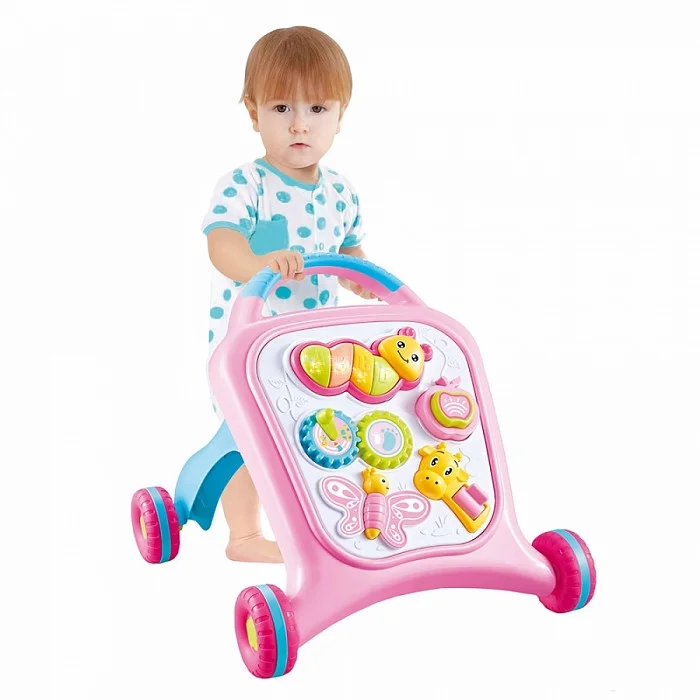 PITUSO Развивающий центр  Ходунки-каталка Развивайка розовый 43*43.5*52см (в кор.6шт)