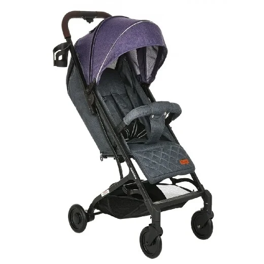 PITUSO Коляска детская CAMINO (прогулочная), Black/Plum/Черный/Слива