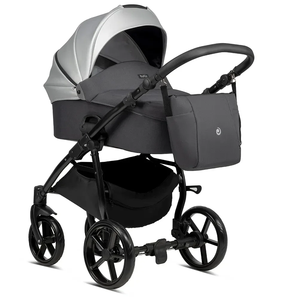 Коляска 2 в1 Tutis NOVO короб + прогулка Caviar