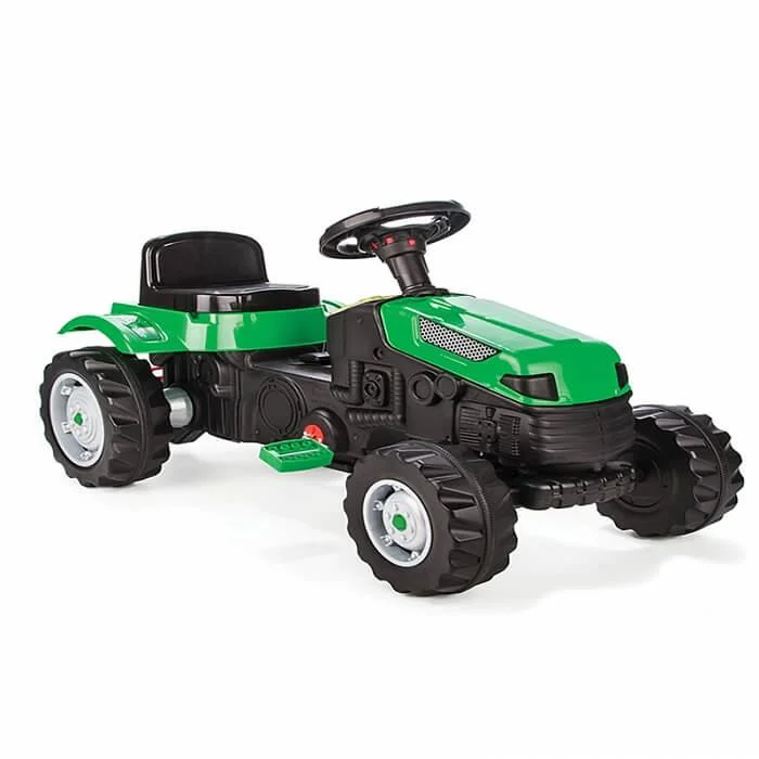 PILSAN Педальная машина Трактор (3-8лет), Green/Зеленый, 95*51*51см