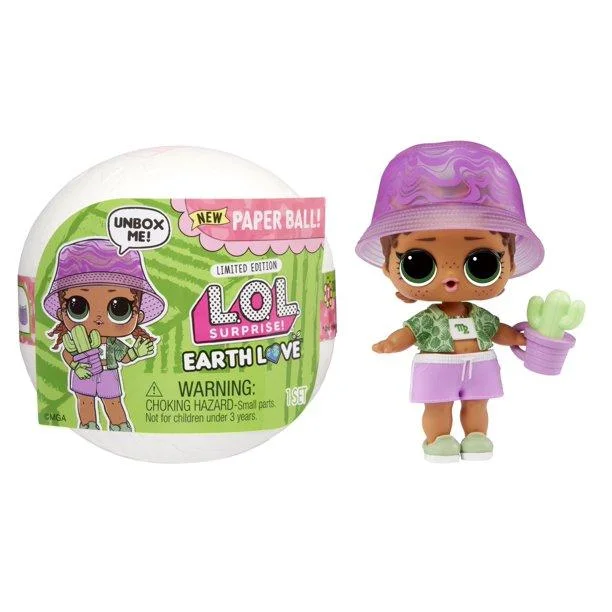 Кукла ЛОЛ День Земли-Кукла Earth Love LOL Surprise Эко шарик