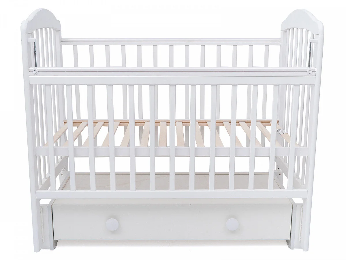 Кровать детская Tomix LAURA Белый с маятником
