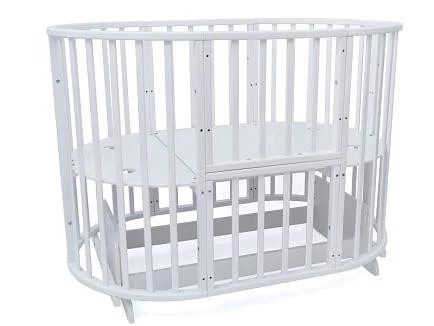 Кроватка трансформер TOMIX EPICA белый с маятником 9-в-1