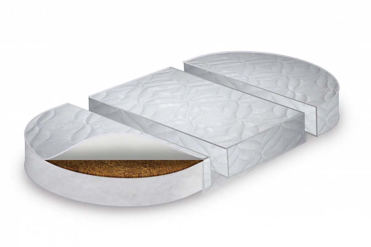 Матрас из 3-х частей в кровать-трансформер Круг Овал TOMIX Transformer RingFix