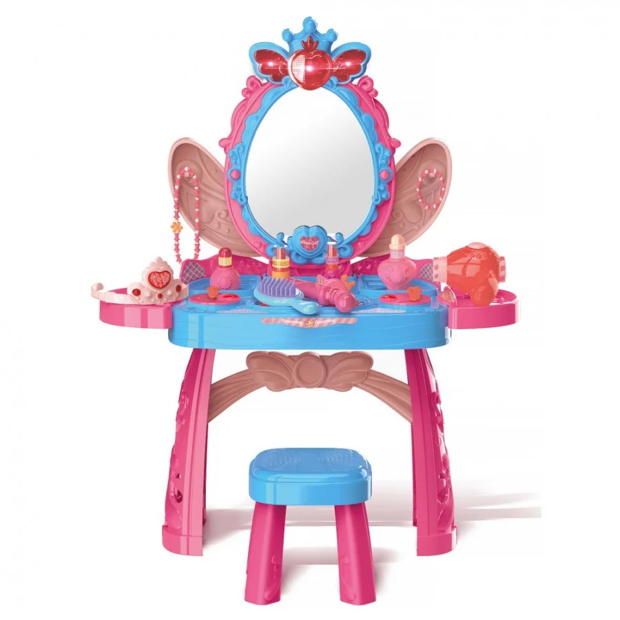 Игровой набор PITUSO Трюмо принцессы с пуфиком (с музыкой и светом) Blue/Голубой