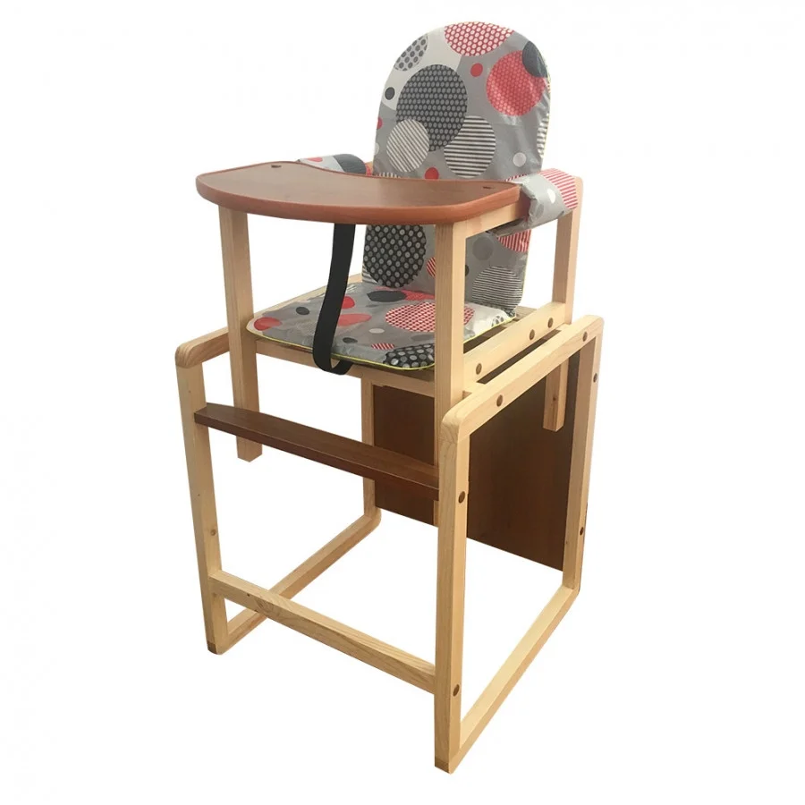 Стул-стол для кормления Сенс-М Бутуз Диско серый