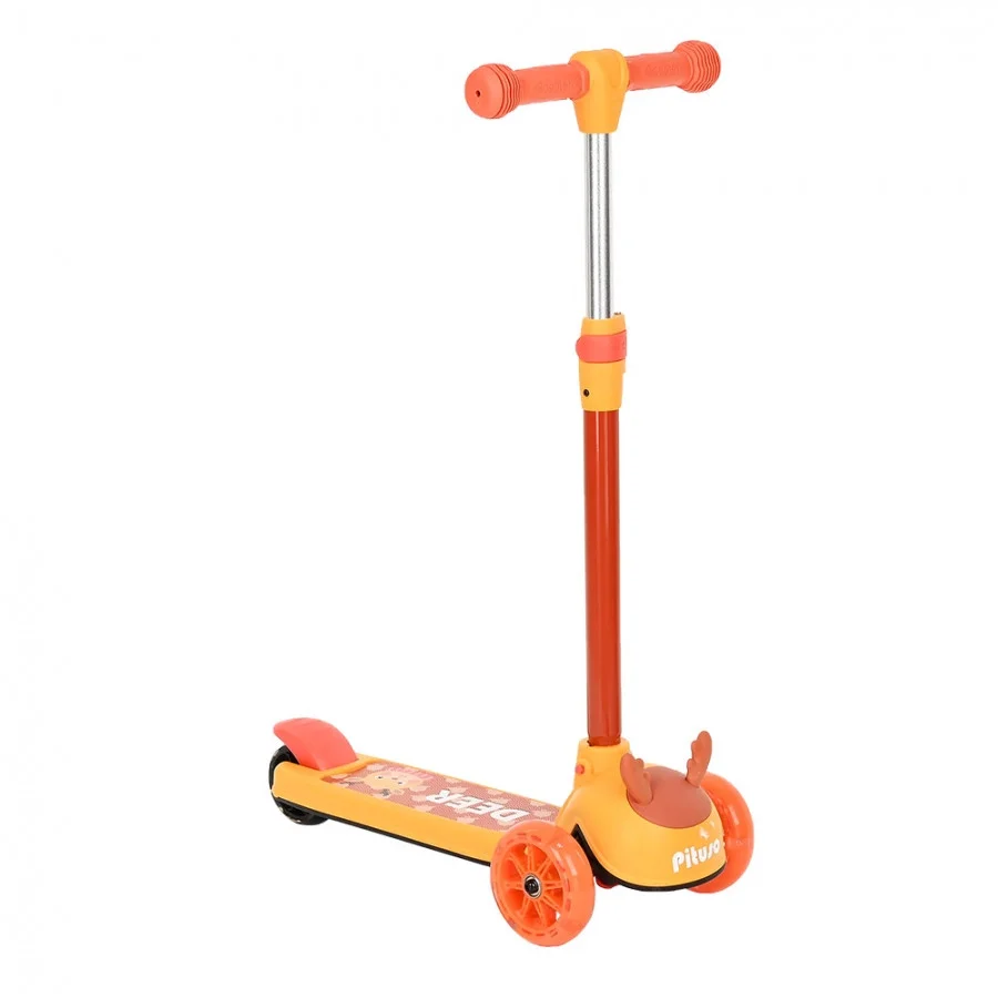 Детский трехколесный самокат Pituso HD-S806 Orange/Оранжевый