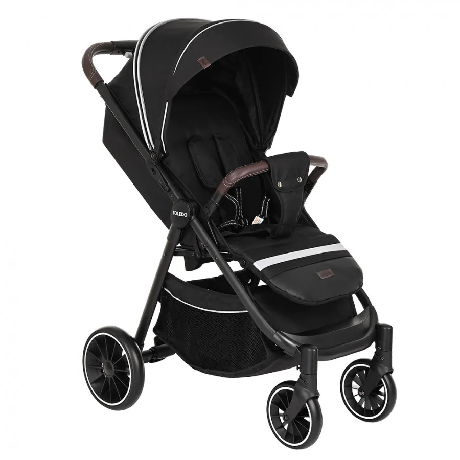 Прогулочная коляска Pituso Toledo колеса EVA Black/Черный