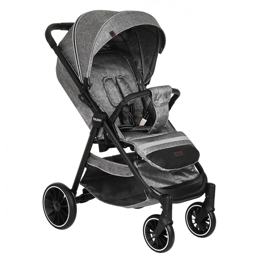 Прогулочная коляска Pituso Toledo колеса EVA Grey Metallic/Серый металлик