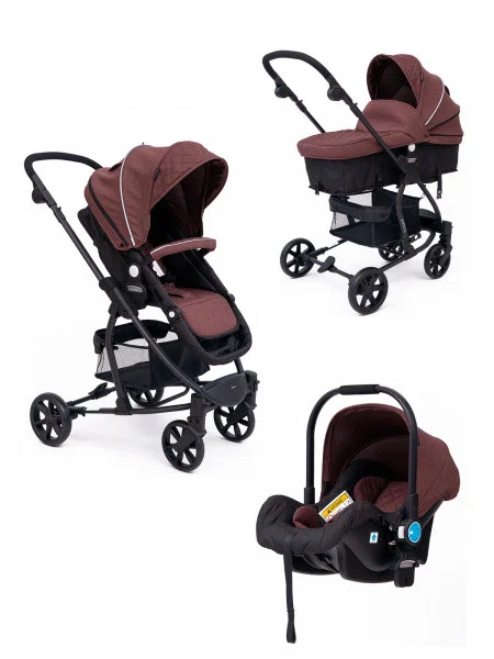 Коляска-трансформер Tomix Bloom, коричневый