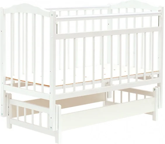 Кровать детская Bambini Классик M 01.10.11 Белый