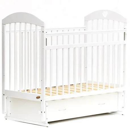 Кровать детская Bambini Комфорт M 01.10.19 Белая