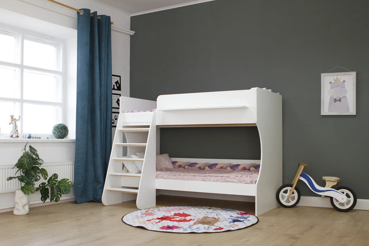 Кровать двухъярусная Tomix Smart, белый