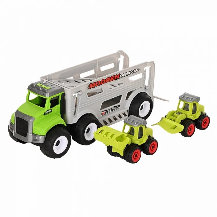 Игровой набор машинок Земледелие 3 эл (инерция,свет, муз)