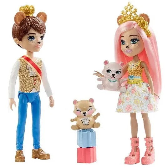 Энчантималс Королевская пара медведей Брейли и Бэннон с медвежатами Enchantimals Royals GYJ07