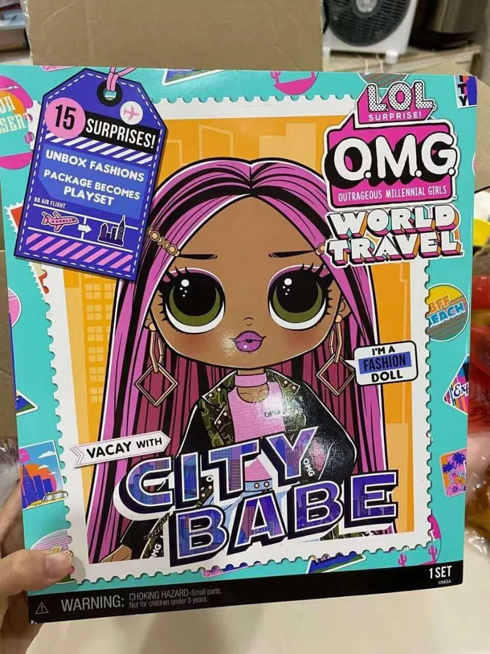 Кукла ЛОЛ ОМГ  Городская красотка-  LOL OMG World Travel City Babe