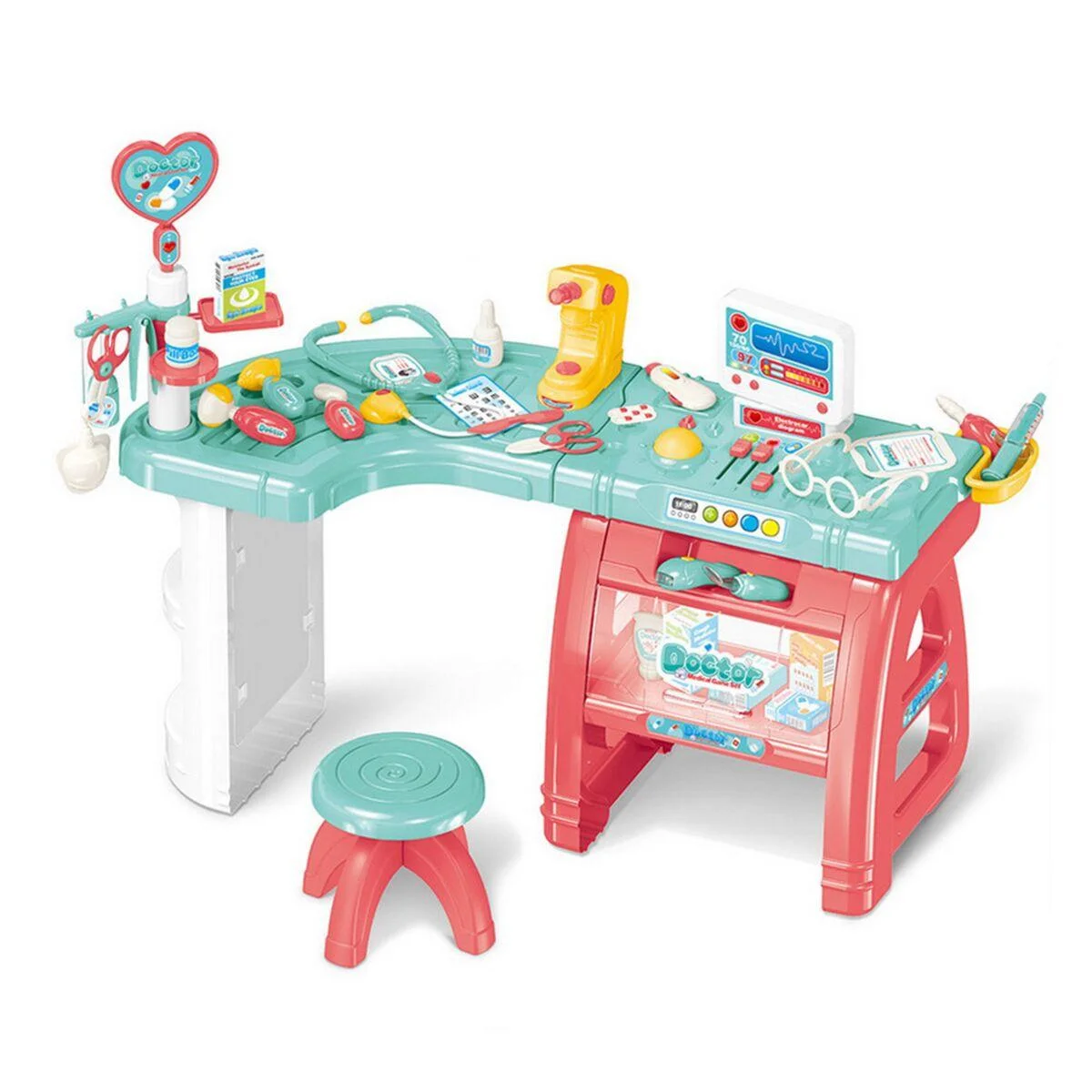 Игровой набор PITUSO Доктор (со стульчиком) 90*47*77 см, 27 эл-в