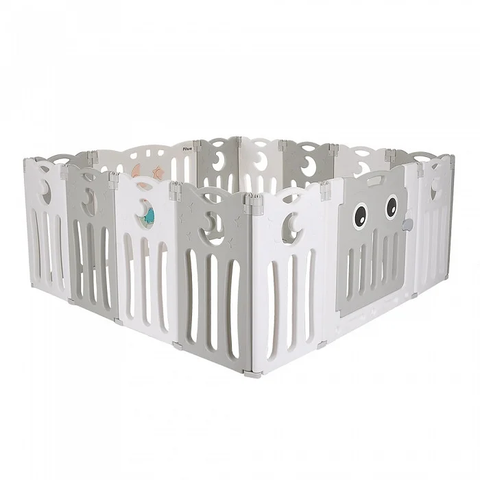Детский ограждение-манеж PITUSO Сова Серый/белый (без шаров)