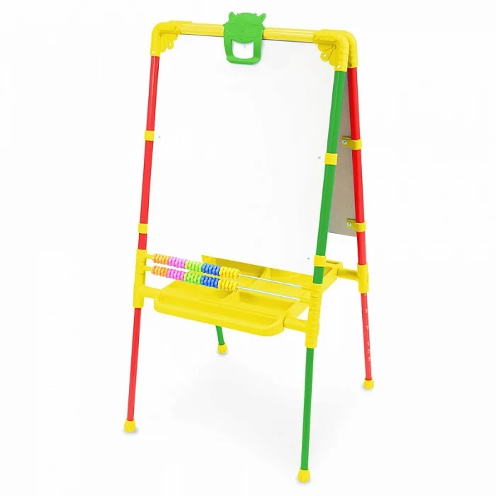 НИКА Доска знаний-мольберт Растущий двусторонний Желто-Красный