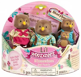 Игрушка Лил Вудзиз пупс LIL WOODZEEZ Семья Сов