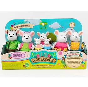 Игрушка Лил Вудзиз пупс LIL WOODZEEZ Большая Семья Мышей