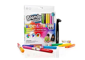 Набор фломастеров-хамелеонов «Blendy pens» (24 шт.) c аэрографом